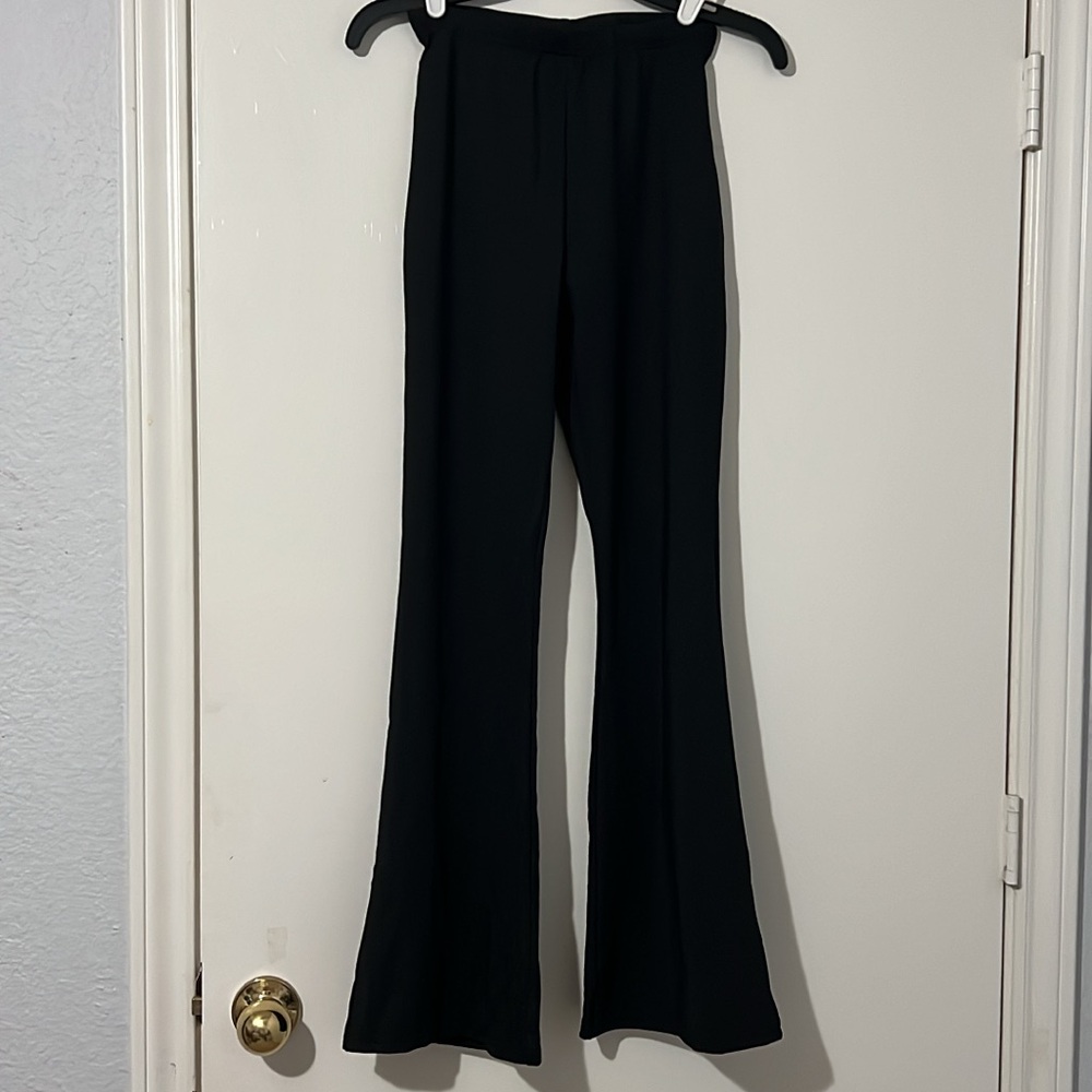 Elegant Black Women's Flared Pants